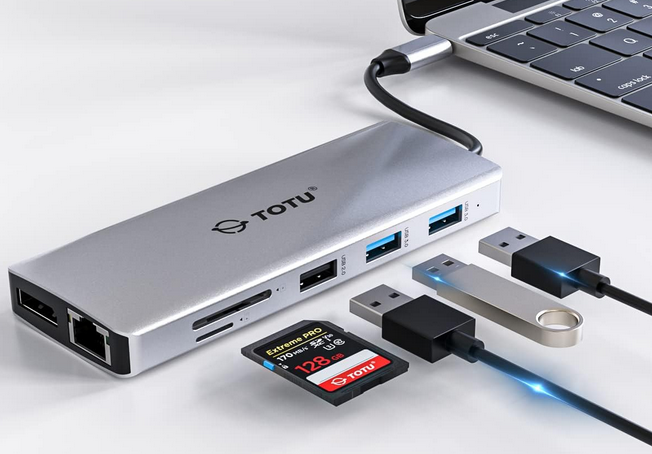 Screenshot 2024-12-11 at 14-11-24 USB C HUB TOTU 13-in-1 Docking Station Triple Displays für USB C Windows Laptops und MacBook Pro MacOS unterstützt Mirror Display nur grau TT-HB010A Amazon.de Elektronik & Foto.png